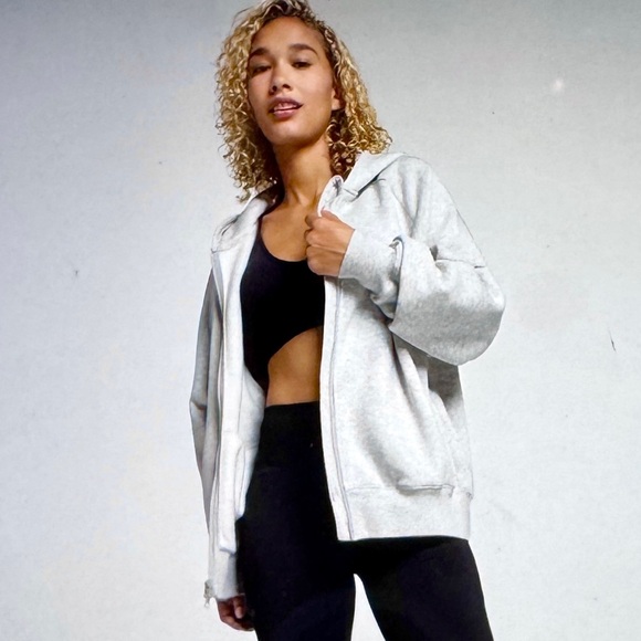 DSG Tops - DSG Women's Classic Cream Fleece Full Zip-Up Hoodie NWOT